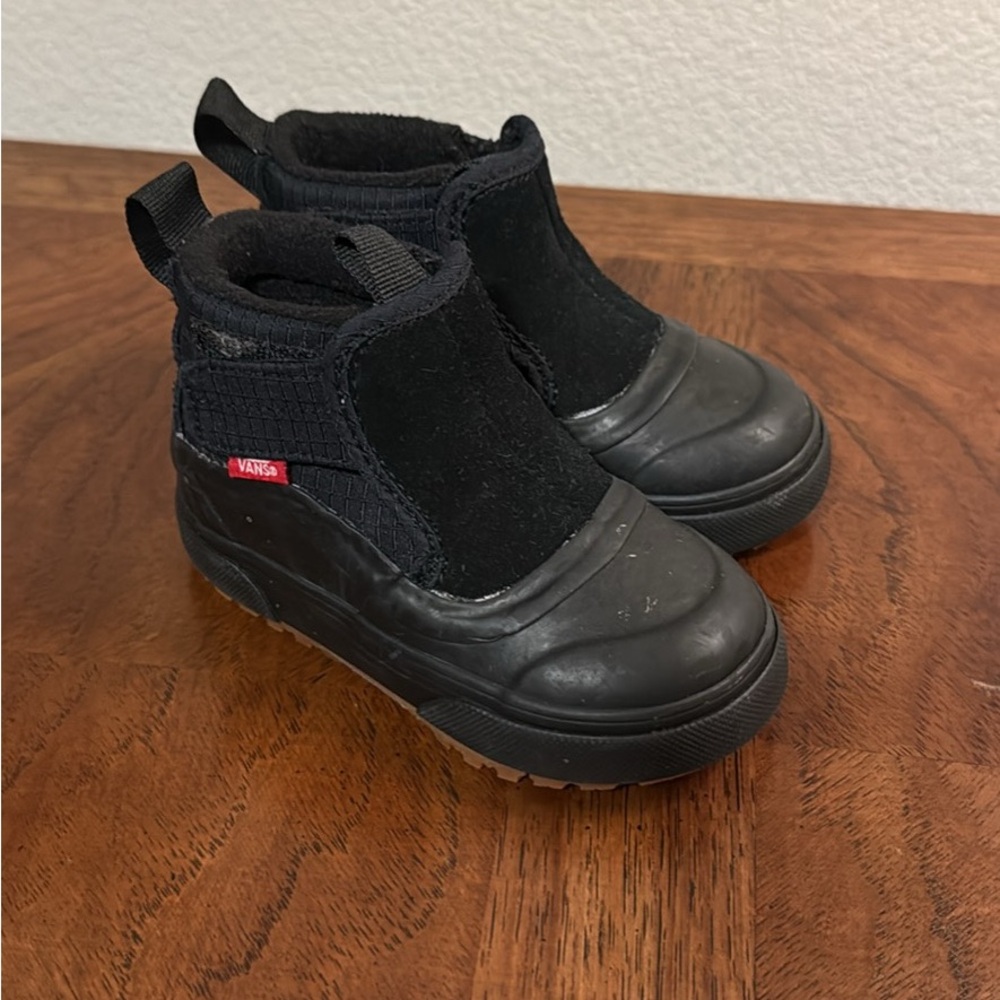 Vans Kids Black Boots